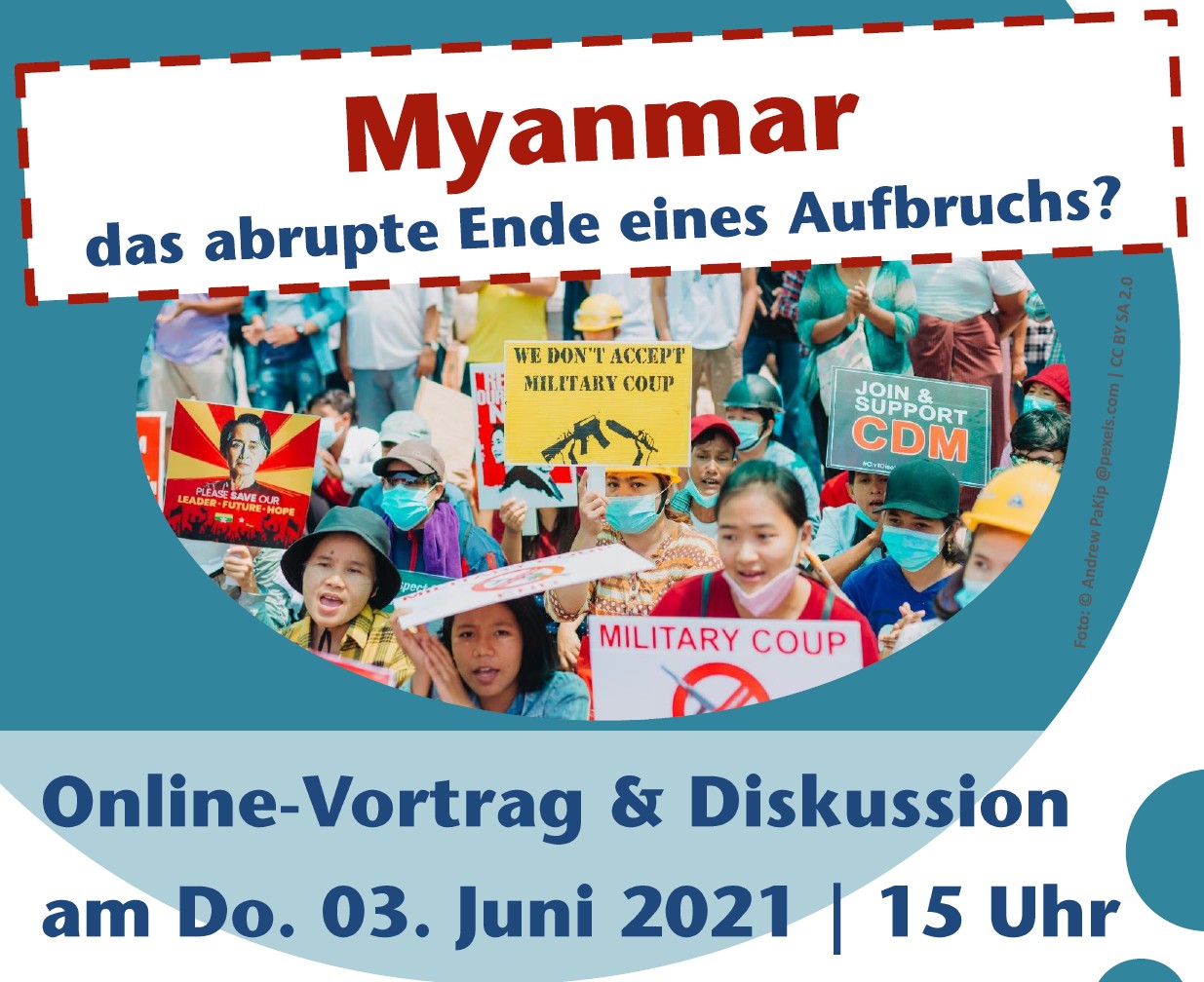 Vortrag & Diskussion: Myanmar – das abrupte Ende eines Aufbruchs?