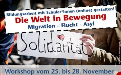 Multi-Weiterbildung: Projekttagskonzept „Migration, Flucht & Asyl“ (online & präsenz)