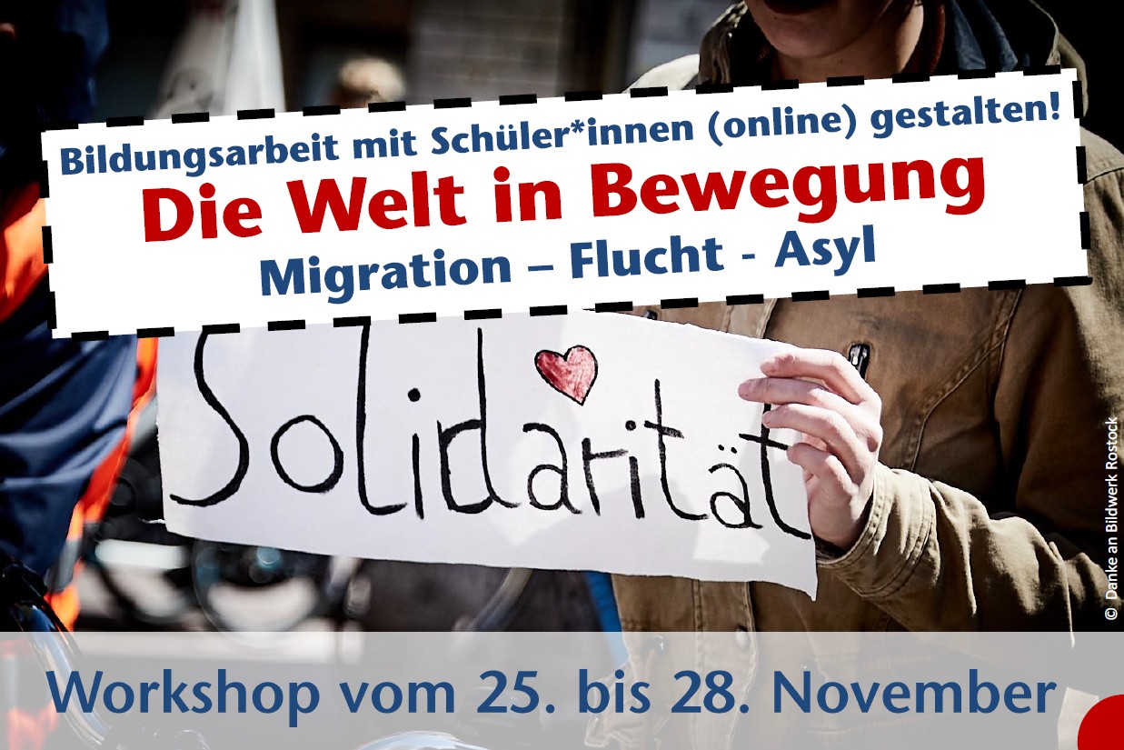 Multi-Weiterbildung: Projekttagskonzept „Migration, Flucht & Asyl“ (online & präsenz)