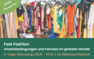 Multi-Weiterbildung: Fast Fashion - Arbeitsbedingungen und Fairness im globalen Handel