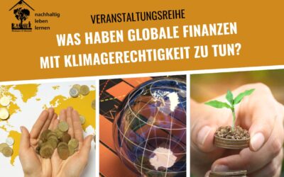 Veranstaltungsreihe: Was haben globale Finanzen mit Klimagerechtigkeit zu tun?