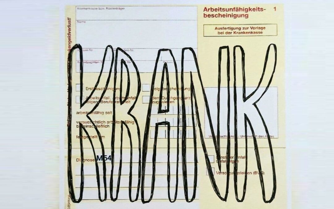 Grafik-Krankenschein