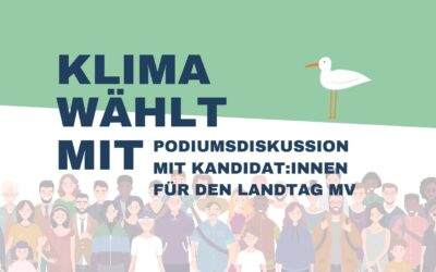 Klima wählt mit - Podiumsdiskussion zur Landtagswahl